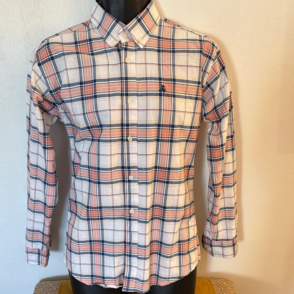 Brooks Brothers Multicolor Plaid Button-Down Shirt